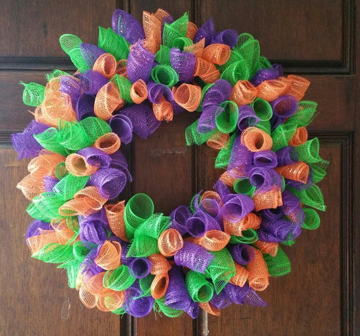 Spring Deco Mesh Wreath Ideas