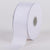 White - Satin Ribbon Wired Edge - ( W: 2-1/2 Inch | L: 25 Yards ) FuzzyFabric - Wholesale Ribbons, Tulle Fabric, Wreath Deco Mesh Supplies
