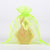Apple Green - Organza Bags - ( 6x15 Inch - 6 Bags ) FuzzyFabric - Wholesale Ribbons, Tulle Fabric, Wreath Deco Mesh Supplies