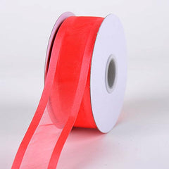 Organza Ribbon Two Striped Satin Edge
