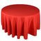 Red - 108 Inch Polyester Round Tablecloths FuzzyFabric - Wholesale Ribbons, Tulle Fabric, Wreath Deco Mesh Supplies