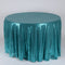 Turquoise - 120 inch Duchess Sequin Round Tablecloths FuzzyFabric - Wholesale Ribbons, Tulle Fabric, Wreath Deco Mesh Supplies