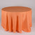 Orange - 132 Inch Polyester Round Tablecloths FuzzyFabric - Wholesale Ribbons, Tulle Fabric, Wreath Deco Mesh Supplies