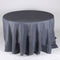 Charcoal - 132 Inch Polyester Round Tablecloths FuzzyFabric - Wholesale Ribbons, Tulle Fabric, Wreath Deco Mesh Supplies