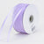 Lavender - Organza Ribbon Two Striped Satin Edge - ( W: 1-1/2 Inch | L: 25 Yards ) FuzzyFabric - Wholesale Ribbons, Tulle Fabric, Wreath Deco Mesh Supplies