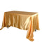 Gold - 60 x 102 inch Satin Rectangle Tablecloths FuzzyFabric - Wholesale Ribbons, Tulle Fabric, Wreath Deco Mesh Supplies