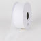 White - Sheer Organza Ribbon - ( W: 1-1/2 Inch | L: 100 Yards ) FuzzyFabric - Wholesale Ribbons, Tulle Fabric, Wreath Deco Mesh Supplies