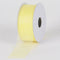 Baby Maize - Sheer Organza Ribbon - ( W: 1-1/2 Inch | L: 25 Yards ) FuzzyFabric - Wholesale Ribbons, Tulle Fabric, Wreath Deco Mesh Supplies