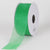 Emerald - Sheer Organza Ribbon - ( W: 1-1/2 Inch | L: 25 Yards ) FuzzyFabric - Wholesale Ribbons, Tulle Fabric, Wreath Deco Mesh Supplies