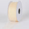 Ivory - Sheer Organza Ribbon - ( W: 1-1/2 Inch | L: 25 Yards ) FuzzyFabric - Wholesale Ribbons, Tulle Fabric, Wreath Deco Mesh Supplies