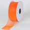 Orange - Sheer Organza Ribbon - ( W: 1-1/2 Inch | L: 25 Yards ) FuzzyFabric - Wholesale Ribbons, Tulle Fabric, Wreath Deco Mesh Supplies