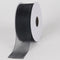 Black - Sheer Organza Ribbon - ( W: 1-1/2 Inch | L: 25 Yards ) FuzzyFabric - Wholesale Ribbons, Tulle Fabric, Wreath Deco Mesh Supplies