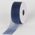 Navy - Sheer Organza Ribbon - ( W: 1-1/2 Inch | L: 25 Yards ) FuzzyFabric - Wholesale Ribbons, Tulle Fabric, Wreath Deco Mesh Supplies