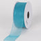 Teal - Sheer Organza Ribbon - ( W: 1-1/2 Inch | L: 25 Yards ) FuzzyFabric - Wholesale Ribbons, Tulle Fabric, Wreath Deco Mesh Supplies