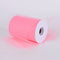 Paris Pink - 6 Inch by 100 Yards Fabric Tulle Roll Spool FuzzyFabric - Wholesale Ribbons, Tulle Fabric, Wreath Deco Mesh Supplies