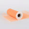 Orange Swiss Dot Tulle ( W: 6 Inch | L: 10 Yards ) FuzzyFabric - Wholesale Ribbons, Tulle Fabric, Wreath Deco Mesh Supplies