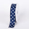 Navy with White Dots Grosgrain Ribbon Polka Dot - ( W: 3/8 Inch | L: 50 Yards ) FuzzyFabric - Wholesale Ribbons, Tulle Fabric, Wreath Deco Mesh Supplies