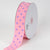 Pink with Lavender Dots Grosgrain Ribbon Polka Dot - ( W: 7/8 Inch | L: 50 Yards ) FuzzyFabric - Wholesale Ribbons, Tulle Fabric, Wreath Deco Mesh Supplies