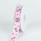 Light Pink - Grosgrain Ribbon MooMoo Cow Print - ( W: 7/8 Inch | L: 25 Yards ) FuzzyFabric - Wholesale Ribbons, Tulle Fabric, Wreath Deco Mesh Supplies