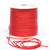 3mm x 100 Yards Red 3mm Satin Rat Tail Cord FuzzyFabric - Wholesale Ribbons, Tulle Fabric, Wreath Deco Mesh Supplies