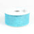 Light Blue - Metallic Deco Mesh Ribbons ( 2-1/2 Inch x 25 Yards ) FuzzyFabric - Wholesale Ribbons, Tulle Fabric, Wreath Deco Mesh Supplies