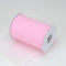 Light Pink - 6 Inch by 100 Yards Fabric Tulle Roll Spool FuzzyFabric - Wholesale Ribbons, Tulle Fabric, Wreath Deco Mesh Supplies