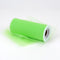 Apple Green - 6 Inch by 25 Yards Fabric Tulle Roll Spool FuzzyFabric - Wholesale Ribbons, Tulle Fabric, Wreath Deco Mesh Supplies