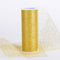 Gold - Metallic Random Mesh Rolls - ( W: 6 Inch | L: 10 Yards ) FuzzyFabric - Wholesale Ribbons, Tulle Fabric, Wreath Deco Mesh Supplies