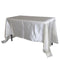 Ivory - 60 x 126 inch Satin Rectangle Tablecloths FuzzyFabric - Wholesale Ribbons, Tulle Fabric, Wreath Deco Mesh Supplies