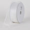 White - Organza Ribbon Thick Wire Edge - ( W: 2-1/2 inch | L: 25 Yards ) FuzzyFabric - Wholesale Ribbons, Tulle Fabric, Wreath Deco Mesh Supplies