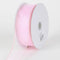 Light Pink - Organza Ribbon Thick Wire Edge - ( W: 2-1/2 inch | L: 25 Yards ) FuzzyFabric - Wholesale Ribbons, Tulle Fabric, Wreath Deco Mesh Supplies