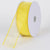 Daffodil - Organza Ribbon Thick Wire Edge - ( W: 2-1/2 inch | L: 25 Yards ) FuzzyFabric - Wholesale Ribbons, Tulle Fabric, Wreath Deco Mesh Supplies