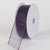 Plum - Organza Ribbon Thick Wire Edge - ( W: 2-1/2 inch | L: 25 Yards ) FuzzyFabric - Wholesale Ribbons, Tulle Fabric, Wreath Deco Mesh Supplies