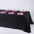 Black - 90 x 156 inch Pintuck Rectangle Tablecloths FuzzyFabric - Wholesale Ribbons, Tulle Fabric, Wreath Deco Mesh Supplies