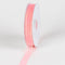 Coral Corsage Ribbon - ( W: 5/8 Inch | L: 50 Yards ) FuzzyFabric - Wholesale Ribbons, Tulle Fabric, Wreath Deco Mesh Supplies