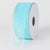 Aqua Blue - Organza Ribbon Thin Wire Edge - ( W: 1-1/2 inch | L: 25 Yards ) FuzzyFabric - Wholesale Ribbons, Tulle Fabric, Wreath Deco Mesh Supplies