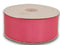 Hot Pink - Grosgrain Ribbon Solid Color - ( W: 1-1/2 Inch | L: 25 Yards ) FuzzyFabric - Wholesale Ribbons, Tulle Fabric, Wreath Deco Mesh Supplies