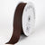 Chocolate Brown - Grosgrain Ribbon Solid Color - ( W: 1-1/2 Inch | L: 50 Yards ) FuzzyFabric - Wholesale Ribbons, Tulle Fabric, Wreath Deco Mesh Supplies