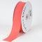 Coral - Grosgrain Ribbon Solid Color - ( W: 7/8 Inch | L: 50 Yards ) FuzzyFabric - Wholesale Ribbons, Tulle Fabric, Wreath Deco Mesh Supplies