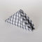 Grey - Checkered / Plaid Table Napkins ( 4 Pieces ) FuzzyFabric - Wholesale Ribbons, Tulle Fabric, Wreath Deco Mesh Supplies