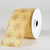 Gold Organza Christmas Ribbon - (2.5 inch x 10 yards) - 955145GO FuzzyFabric - Wholesale Ribbons, Tulle Fabric, Wreath Deco Mesh Supplies