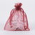 Burgundy - Organza Bags - ( 5 x 6.5-7 Inch - 10 Bags ) FuzzyFabric - Wholesale Ribbons, Tulle Fabric, Wreath Deco Mesh Supplies