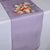 Plum - 14 x 108 inch Organza Table Runners FuzzyFabric - Wholesale Ribbons, Tulle Fabric, Wreath Deco Mesh Supplies