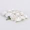 12 Paper Flowers White Paper Rose Flowers (12x12) FuzzyFabric - Wholesale Ribbons, Tulle Fabric, Wreath Deco Mesh Supplies