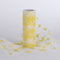Yellow - Bow Design Tulle Roll ( W: 6 Inch | L: 10 Yards ) FuzzyFabric - Wholesale Ribbons, Tulle Fabric, Wreath Deco Mesh Supplies