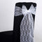 White - 7 x 106 inch Lace Chair Sashes ( 5 Pieces ) FuzzyFabric - Wholesale Ribbons, Tulle Fabric, Wreath Deco Mesh Supplies