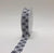 White - Square Design Grosgrain Ribbon ( 7/8 inch | 25 Yards ) FuzzyFabric - Wholesale Ribbons, Tulle Fabric, Wreath Deco Mesh Supplies