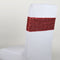 Sequin Chair Sash - Red  5 pieces FuzzyFabric - Wholesale Ribbons, Tulle Fabric, Wreath Deco Mesh Supplies
