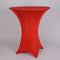 Red - 36" Dia. Spandex Cocktail Tablecloths
