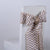 White - 6 x 108 inch Burlap Chair Sashes ( 5 Pieces ) FuzzyFabric - Wholesale Ribbons, Tulle Fabric, Wreath Deco Mesh Supplies